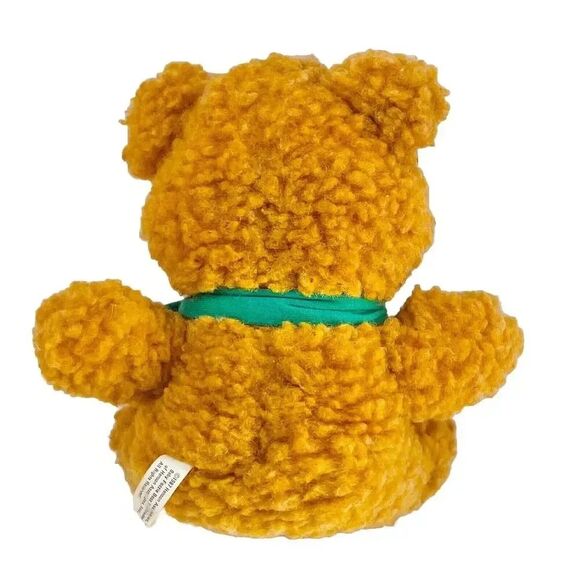 1987 McDonalds Jim Henson Muppet Baby Fonzie the Bear Plush Scarf  9" - Picture 2 of 9